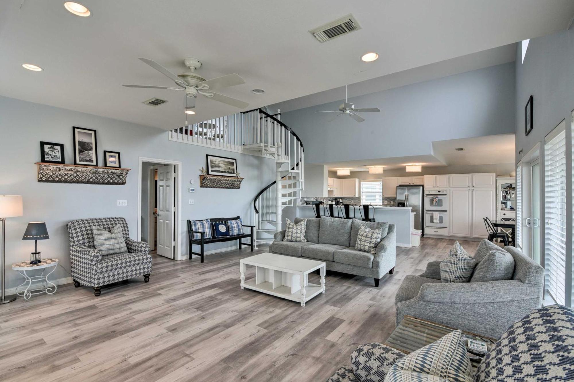 Oceanfront Galveston Home - Walk To Beach! Exterior foto