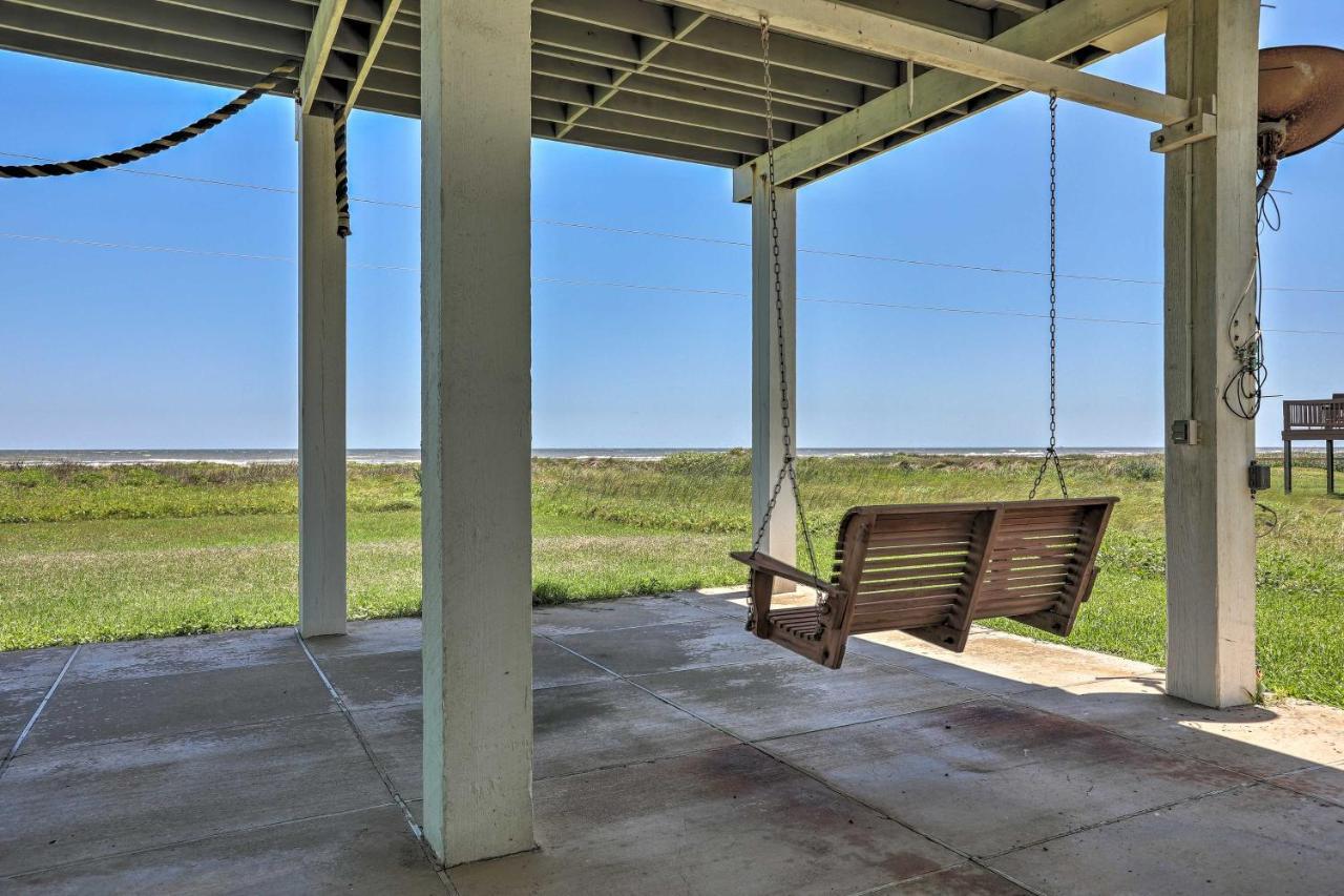 Oceanfront Galveston Home - Walk To Beach! Exterior foto